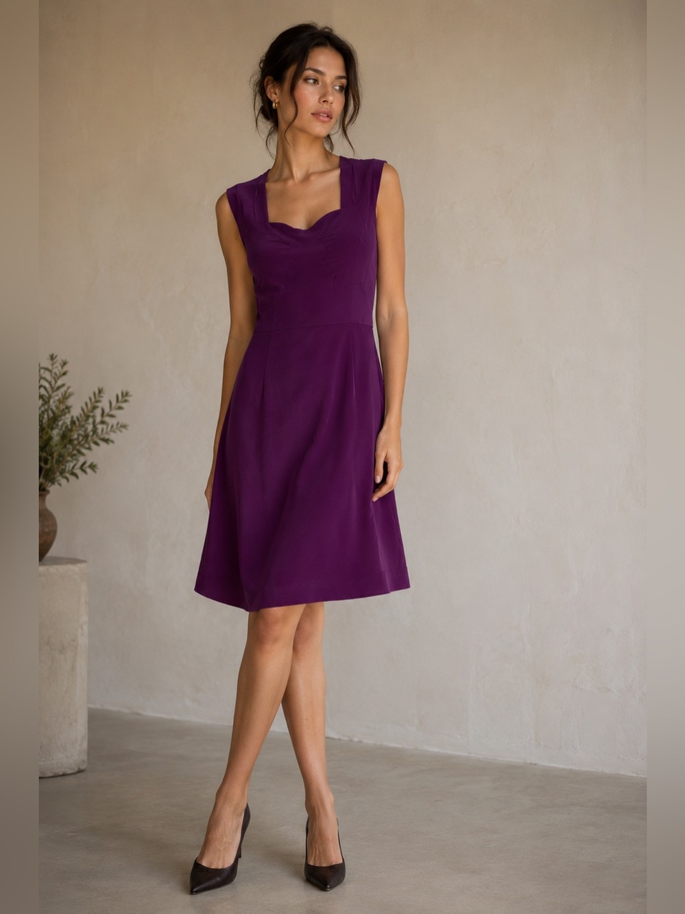 Chloé Y2K 100% Silk Dress, Made in France, Designer, Minimalist